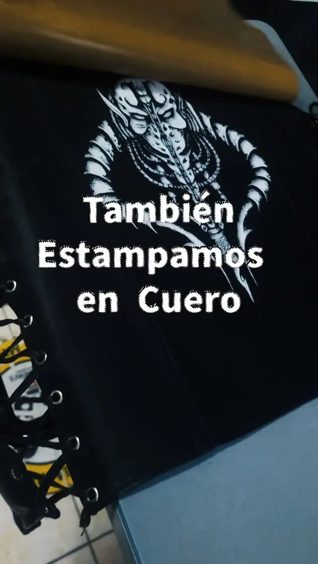 Estampamos tu prenda: cuero y jeans